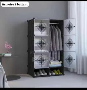 Photo - Armoire 2battan en Plastique
