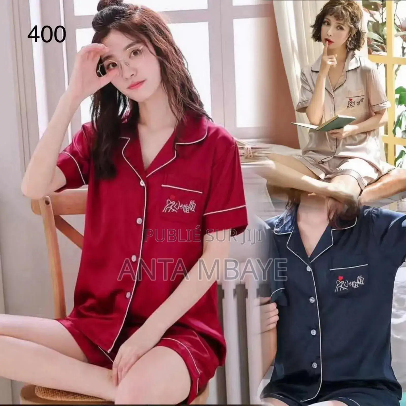 Pijamas en Short Et Chemise