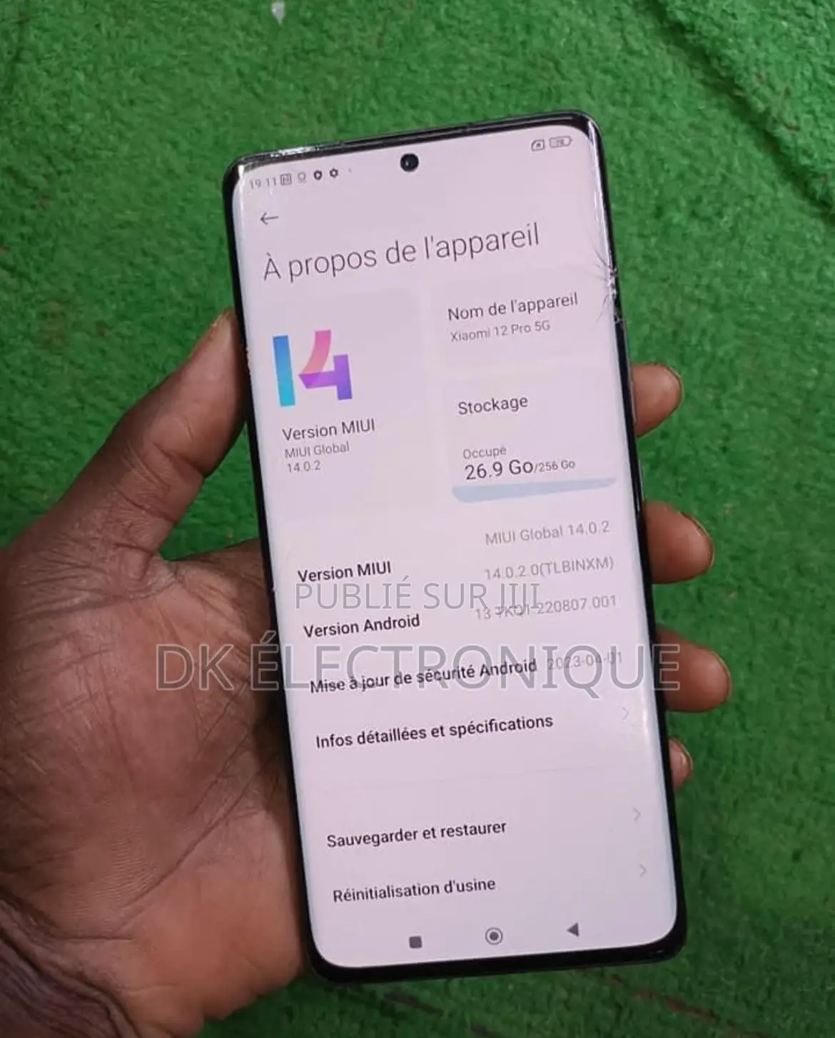 Xiaomi 12 256 GB Noir