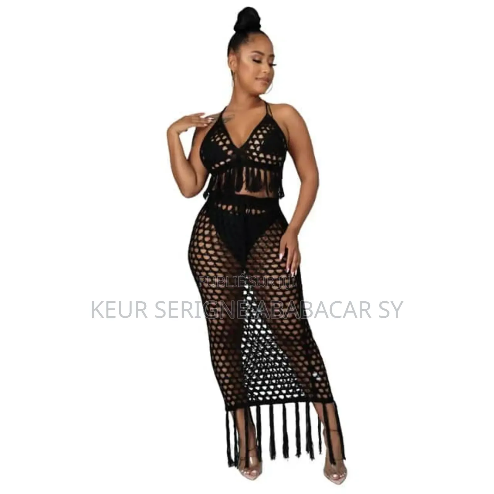 Ensemble Maille 2pièces Sexy Et Doux