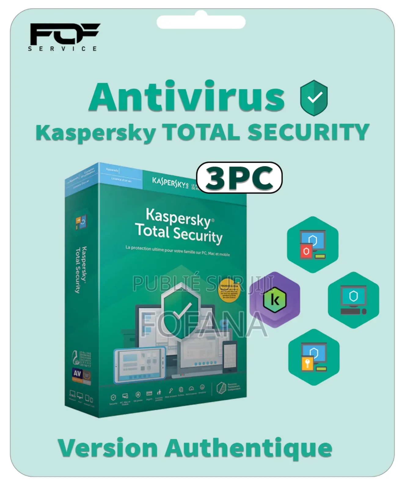Antivirus Kaspersky Total Security 3PC