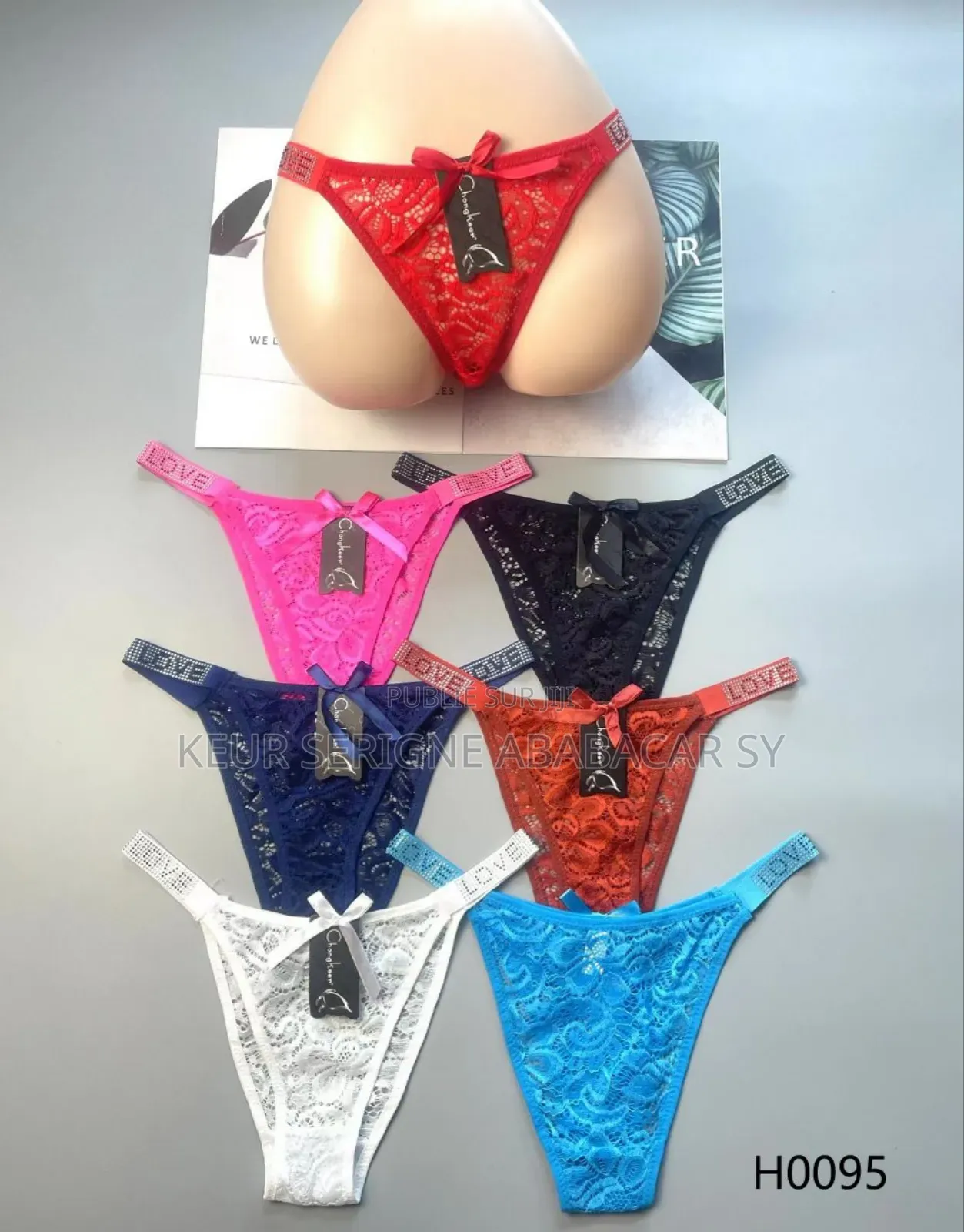 Slip V LOVE Qualité Originale Tailles Standard