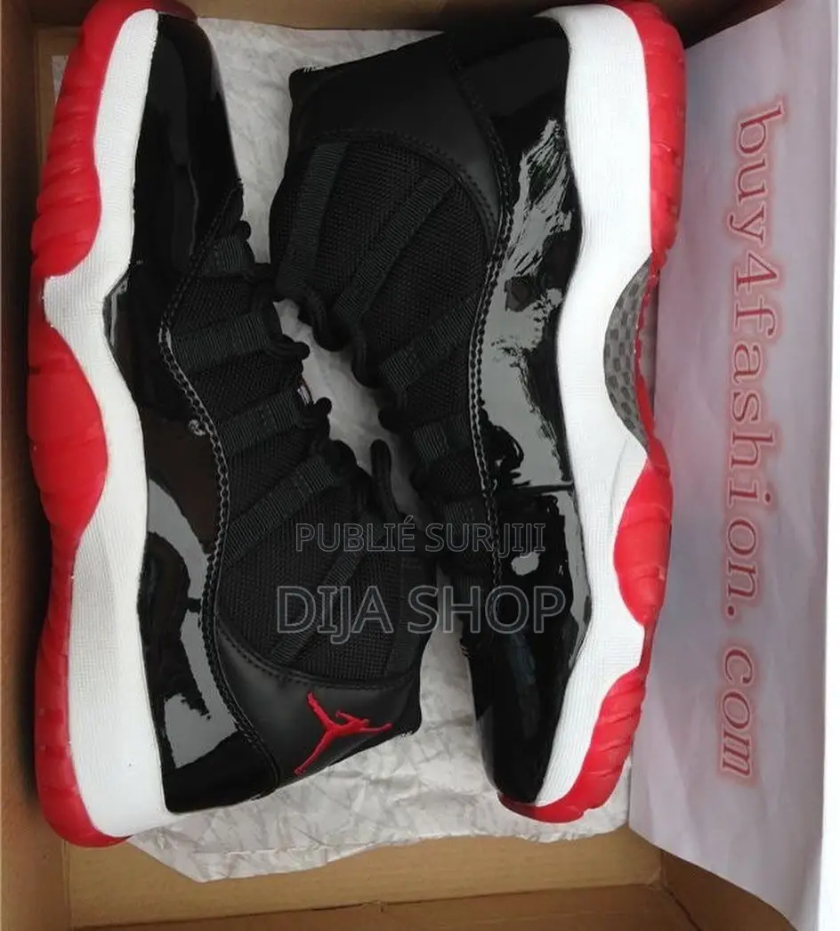 *Air Jordan 11 Retro Black/White/RedPointures Disponibles