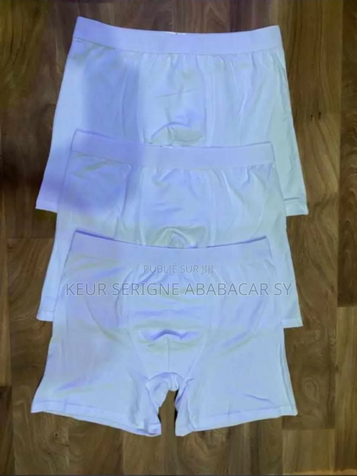 Caleçon Homme Blanc 100% Coton Qualité Très Originale