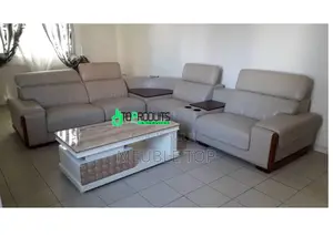 Photo - Salon L De Chine en Croute Cuir