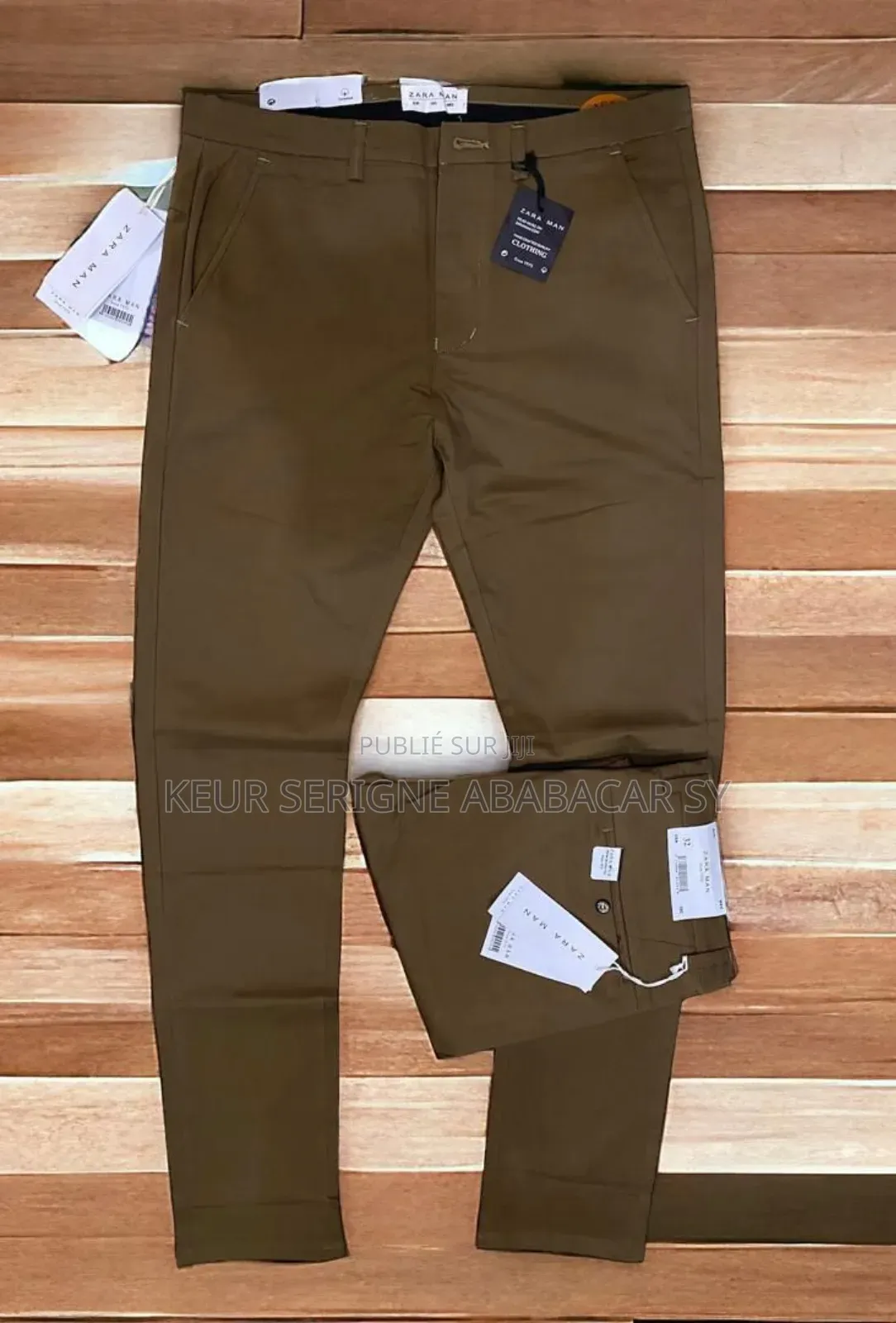 Kaki Zaraman Taille 30 32 34 36 38