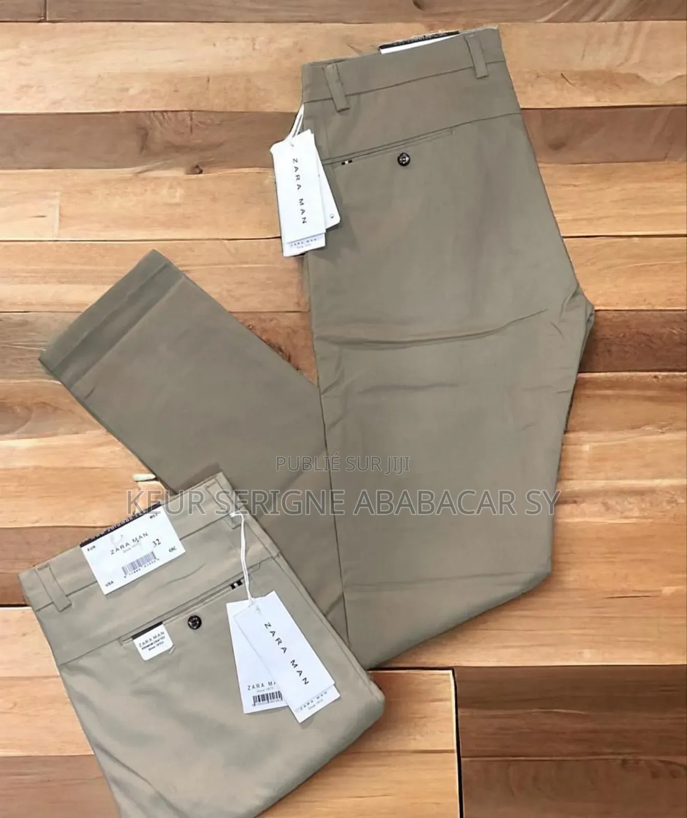 Kaki Zaraman Taille 30 32 34 36 38