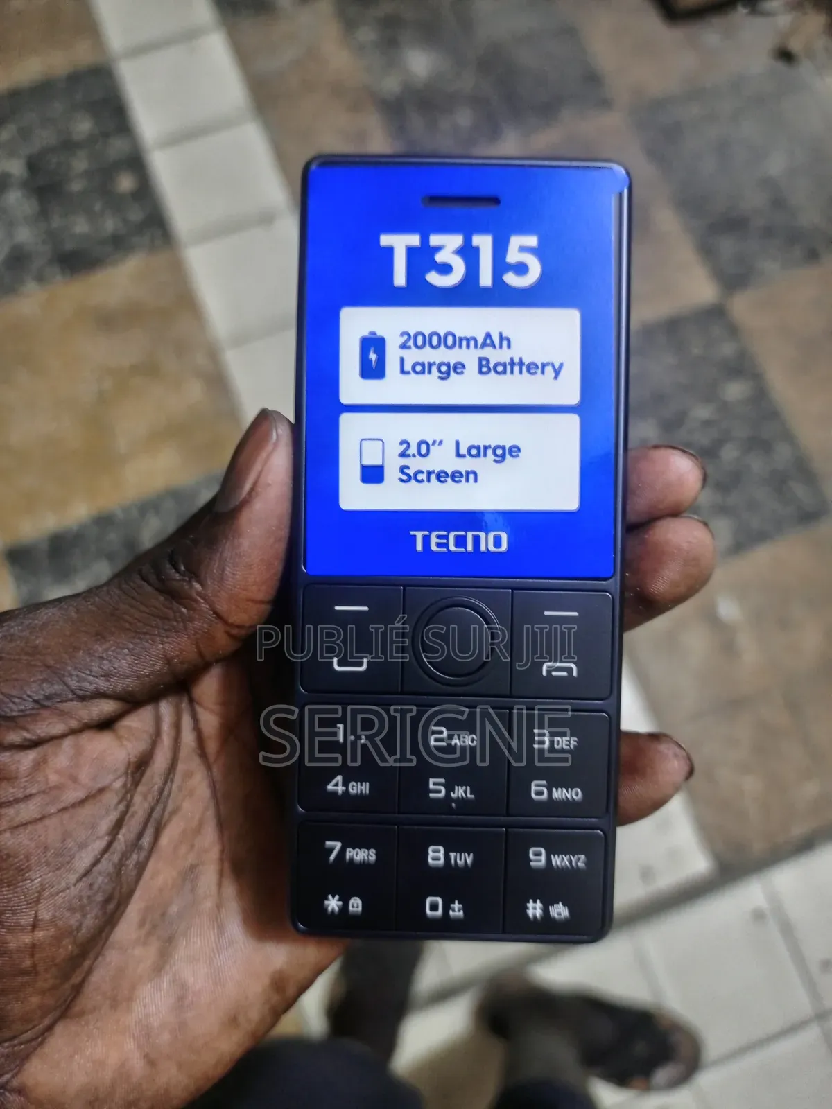 New Tecno T1 Noir
