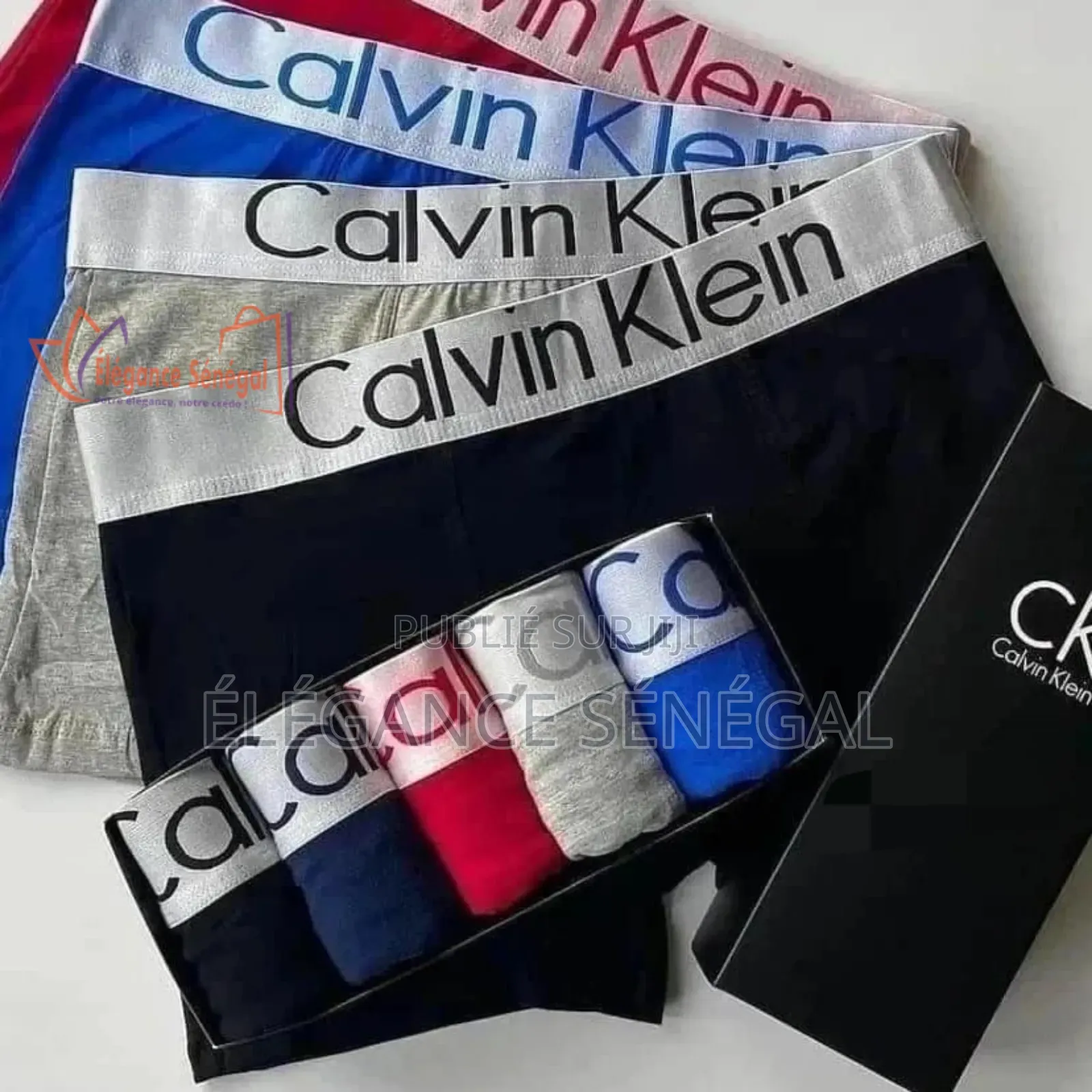 Lot De 5 Caleçons Boxers Calvin Klein Original Hommes Dakar