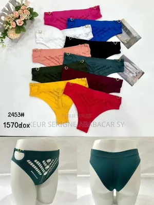 Slip Coton Perforé Qualité Originale Taille Mélangées