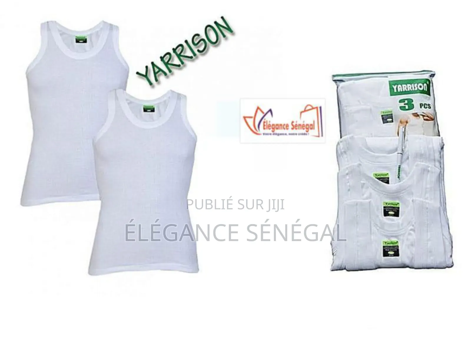 Sous-vêtements 100% Coton Homme Sénégal Dakar