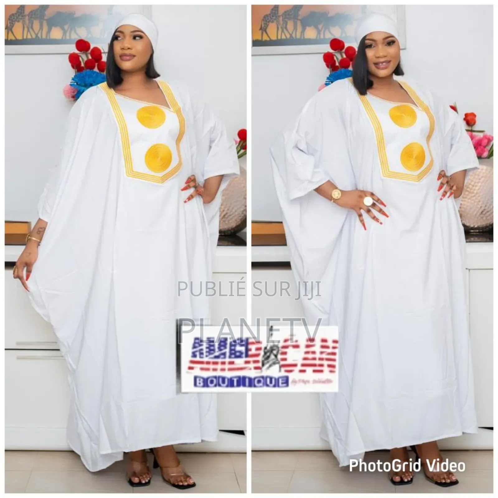 Boubou Traditionnelle Femme Africaine Disponible Ab