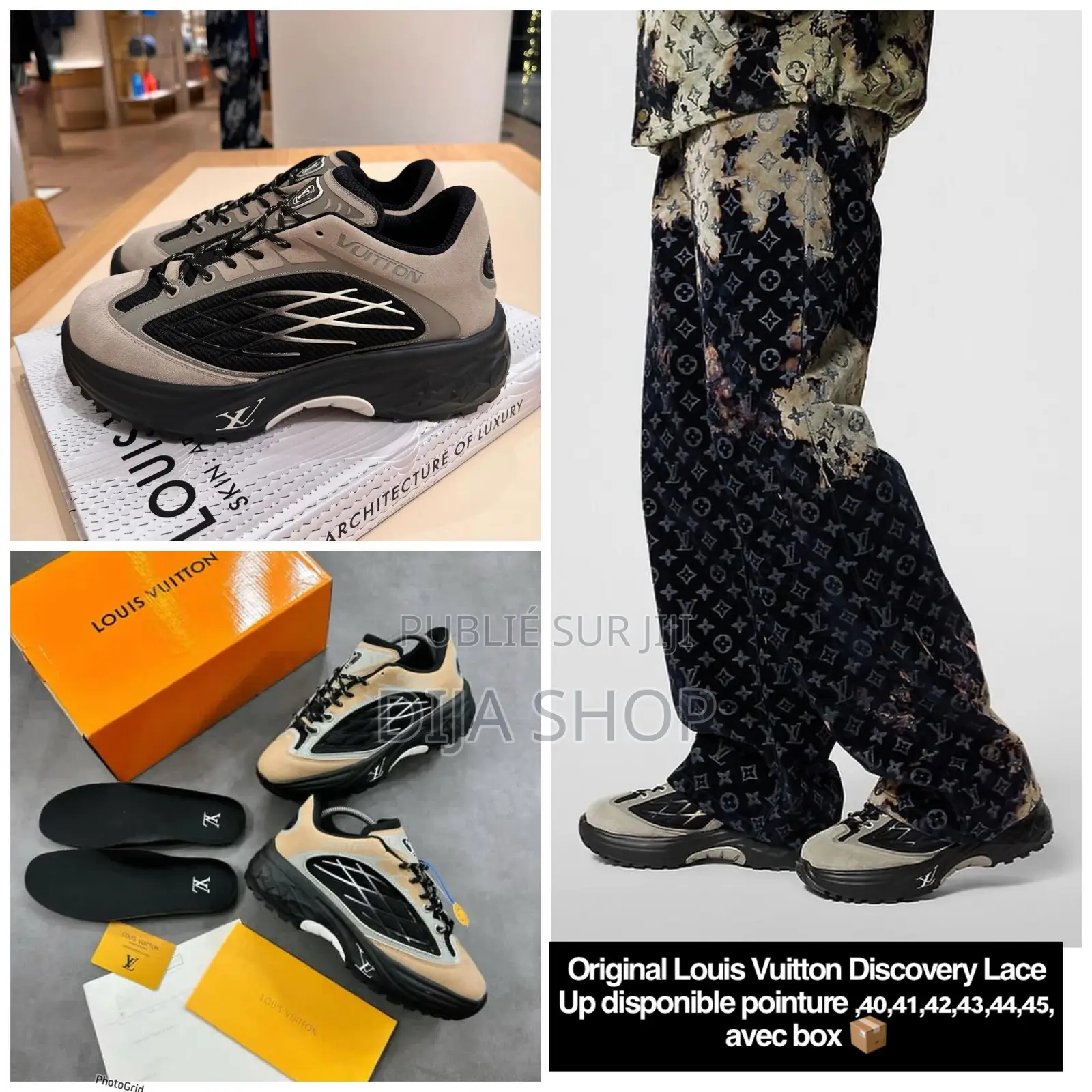 Original Louis Vuitton Discovery Lace Up Disponible