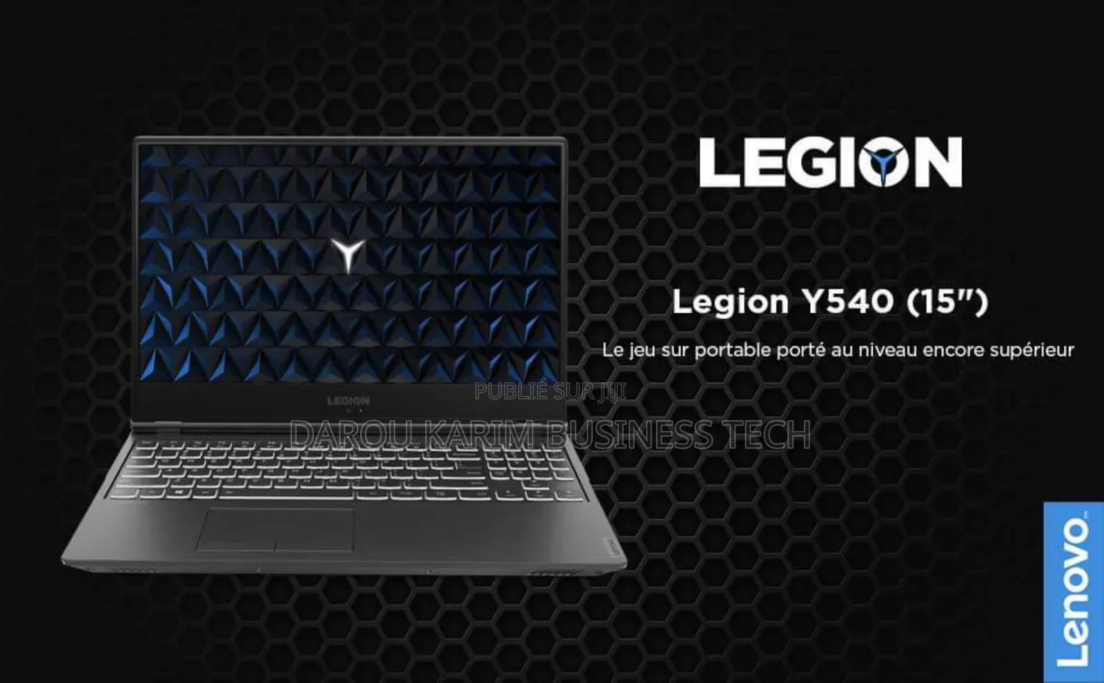 New Ordinateur Portable Lenovo Legion Y540 32GB Intel Core I7 SSD 1T