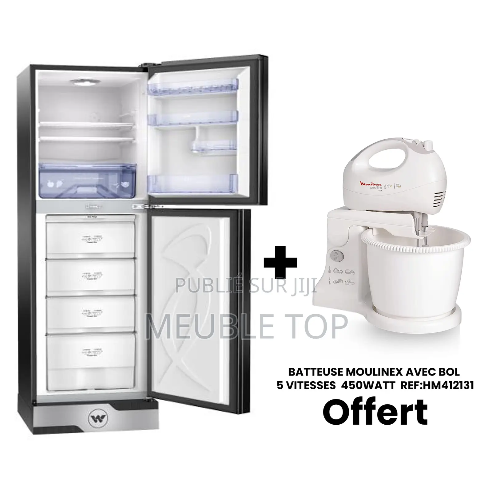 Réfrigérateur + Batteuse