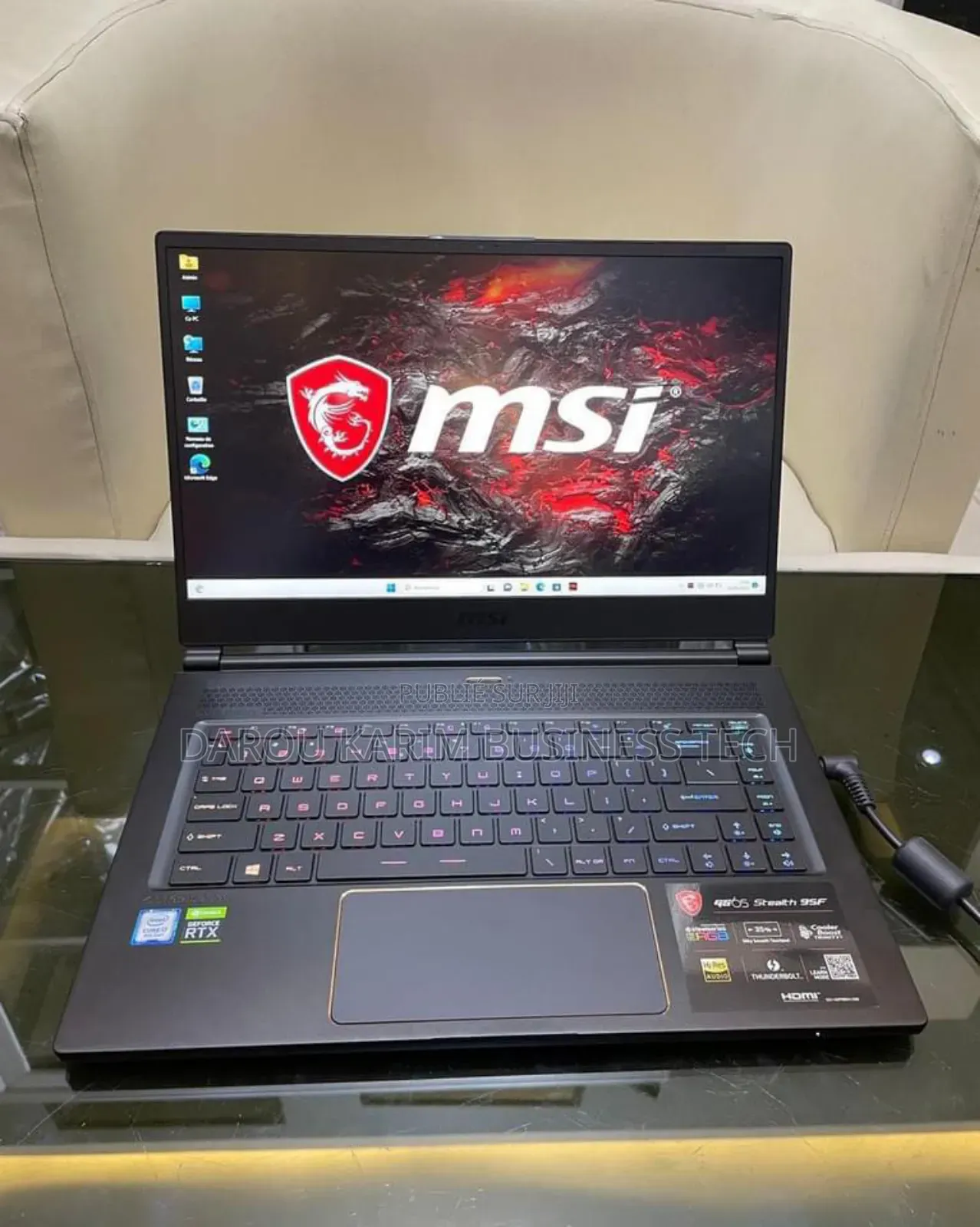 New Ordinateur Portable MSI WS66 10TMT 32GB Intel Core I7 SSD 1T