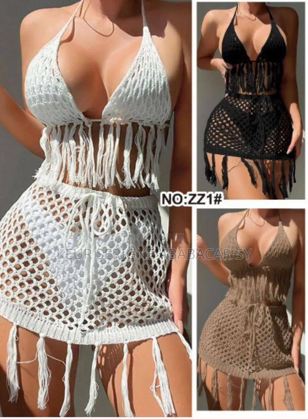 Robe De Plage en Maille