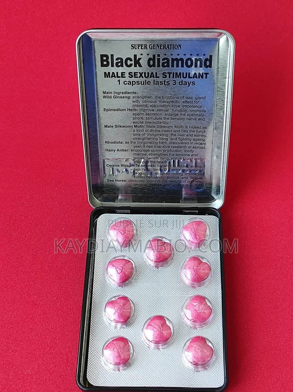 Black Diamond Bio Aphrodisiaque( Effet Trois Jours