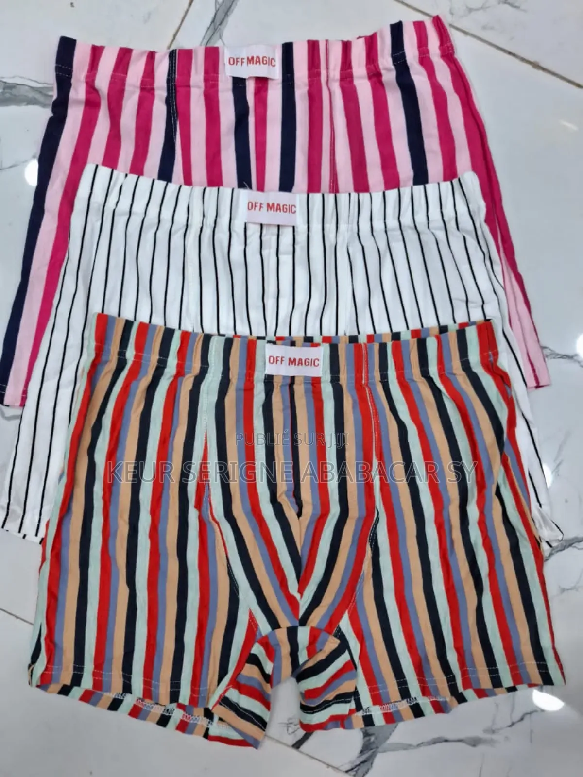 Caleçon Homme 
100% Coton 
Tailles L XL 2XL 3XL