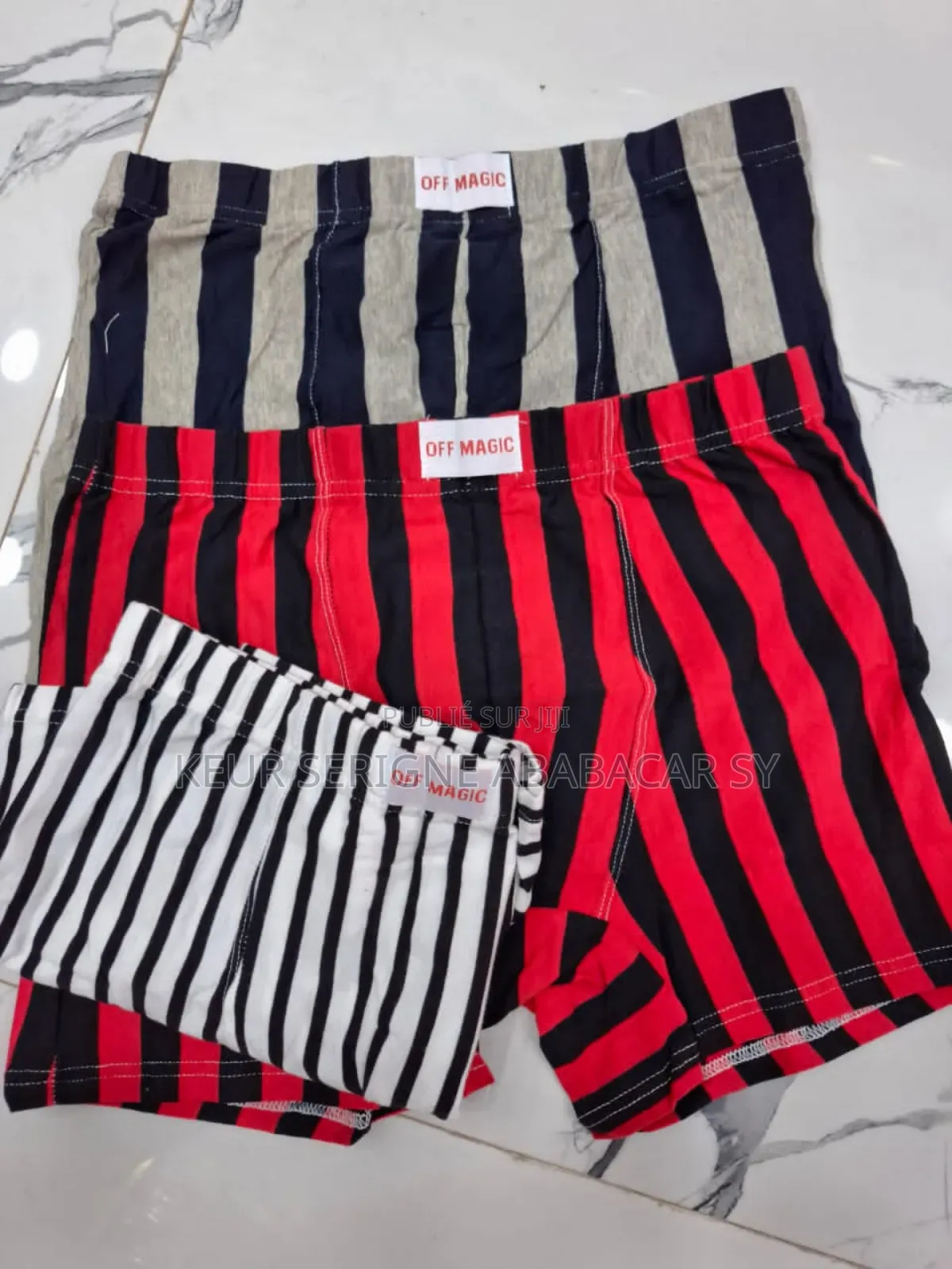 Caleçon Homme 
100% Coton 
Tailles L XL 2XL 3XL