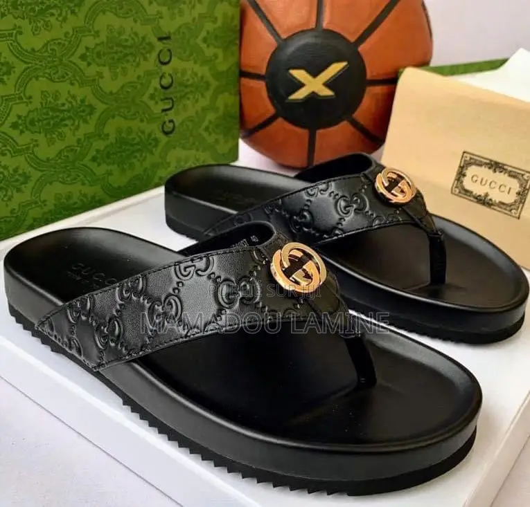 Chaussure Sandale Orthopedique Cuire Gucci Confortable