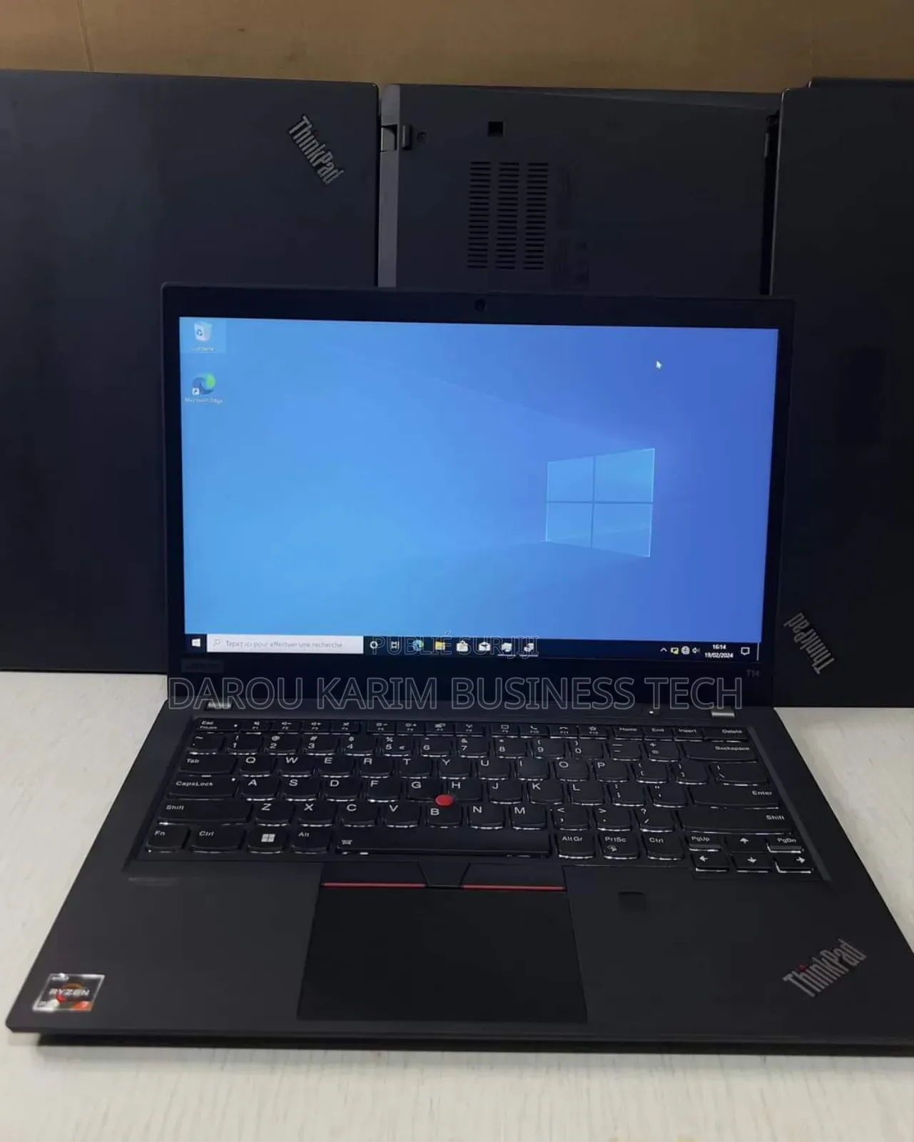 New Ordinateur Portable Lenovo ThinkPad T14 16GB AMD Ryzen 7 SSD 512GB