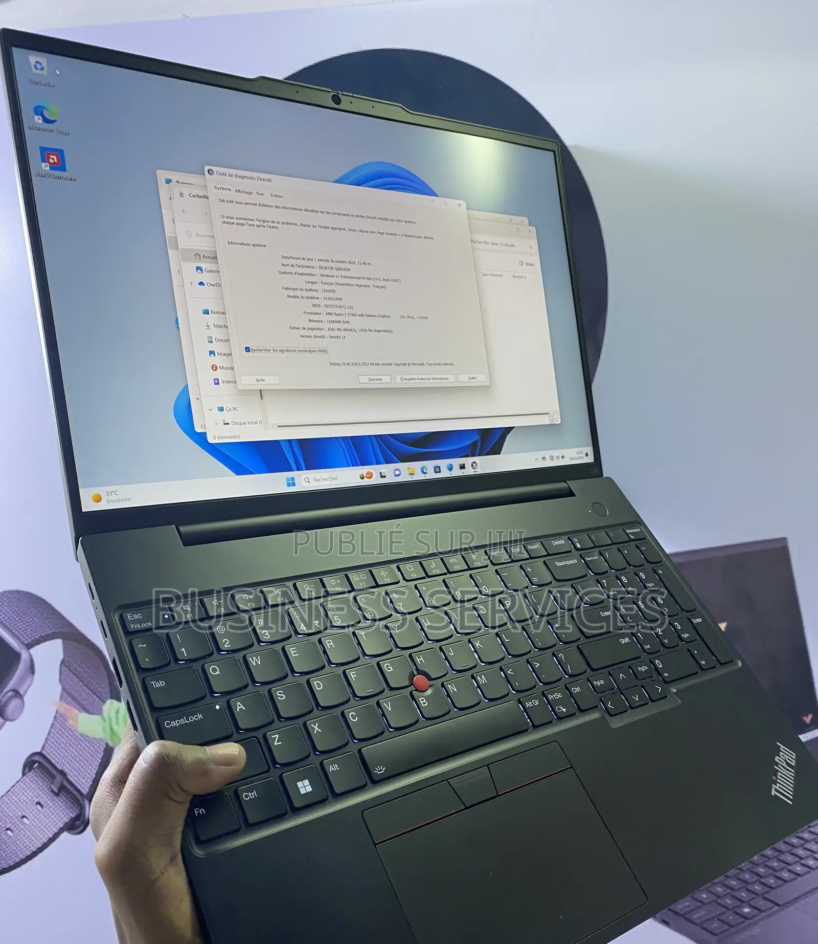 New Lenovo ThinkPad E16 G1 16GB Intel Core I7 SSD 1T