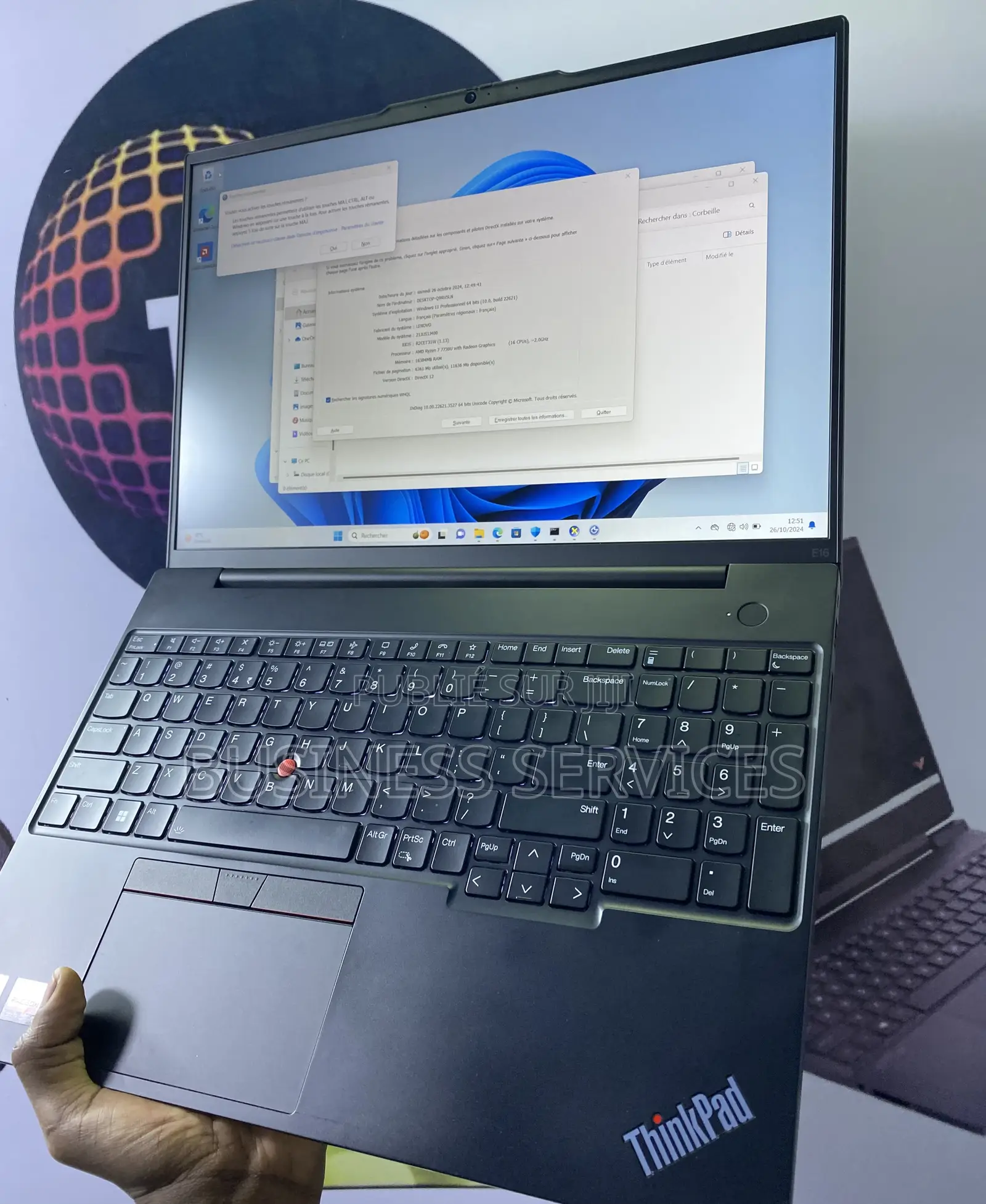 New Lenovo ThinkPad E16 G1 16GB Intel Core I7 SSD 1T