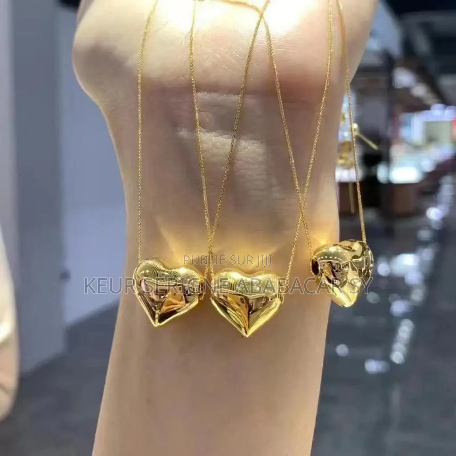 Ensemble Collier Avec Coeur
