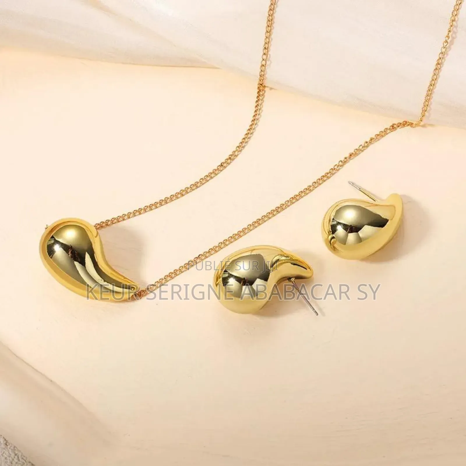 Ensemble Collier Avec Coeur