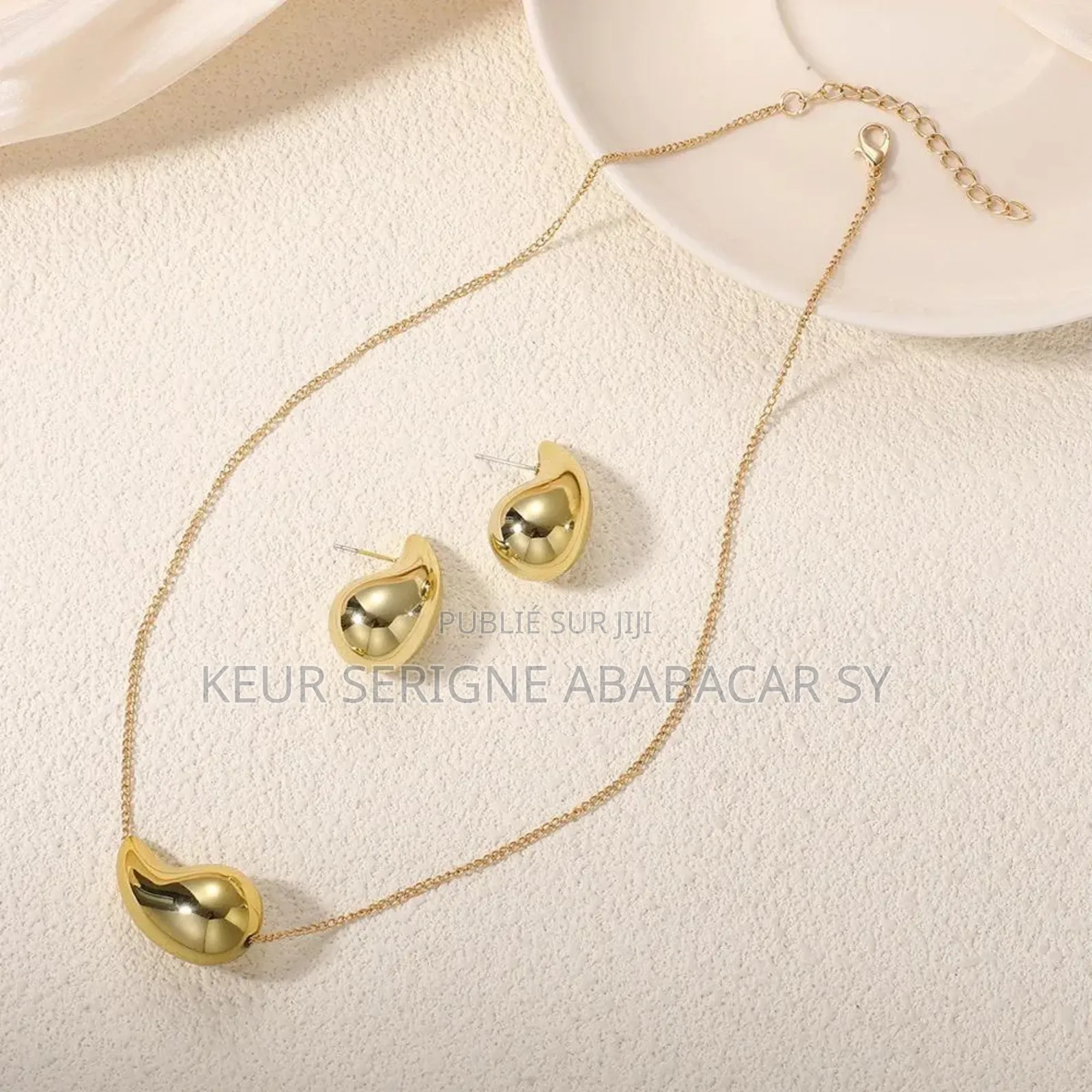 Ensemble Collier Avec Coeur