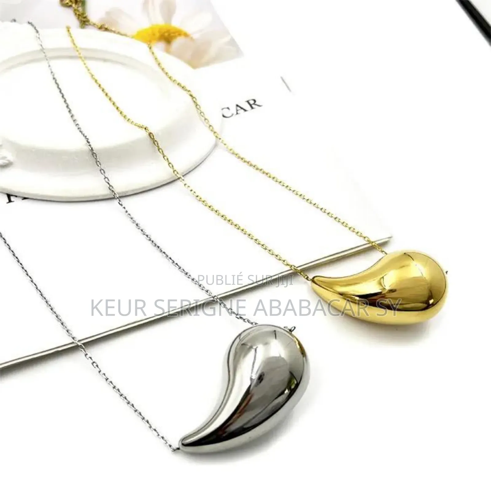 Ensemble Collier Avec Coeur