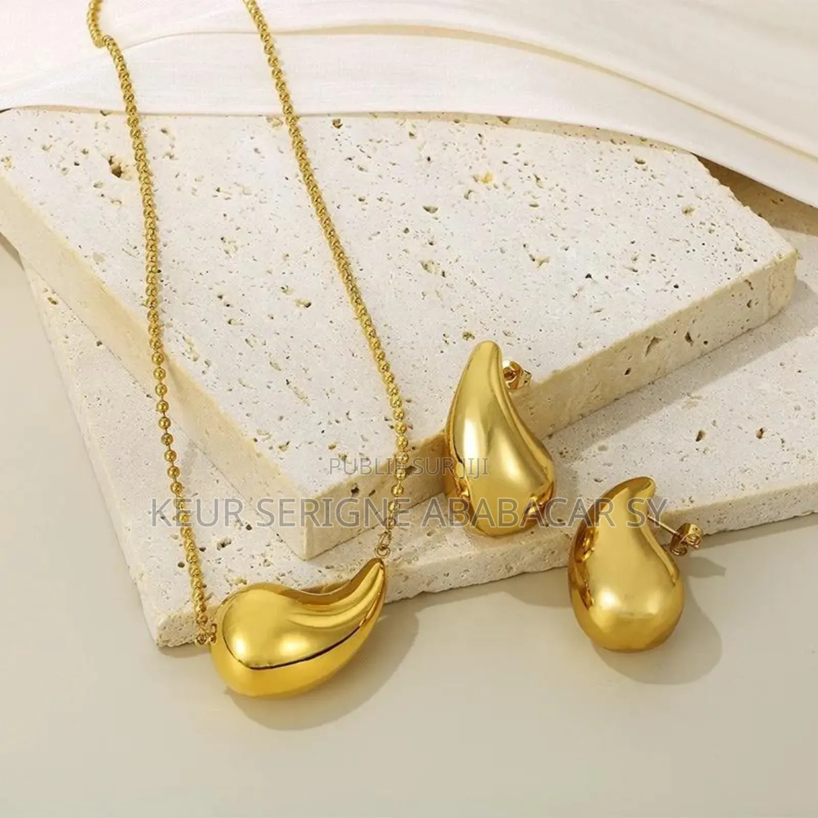 Ensemble Collier Avec Coeur