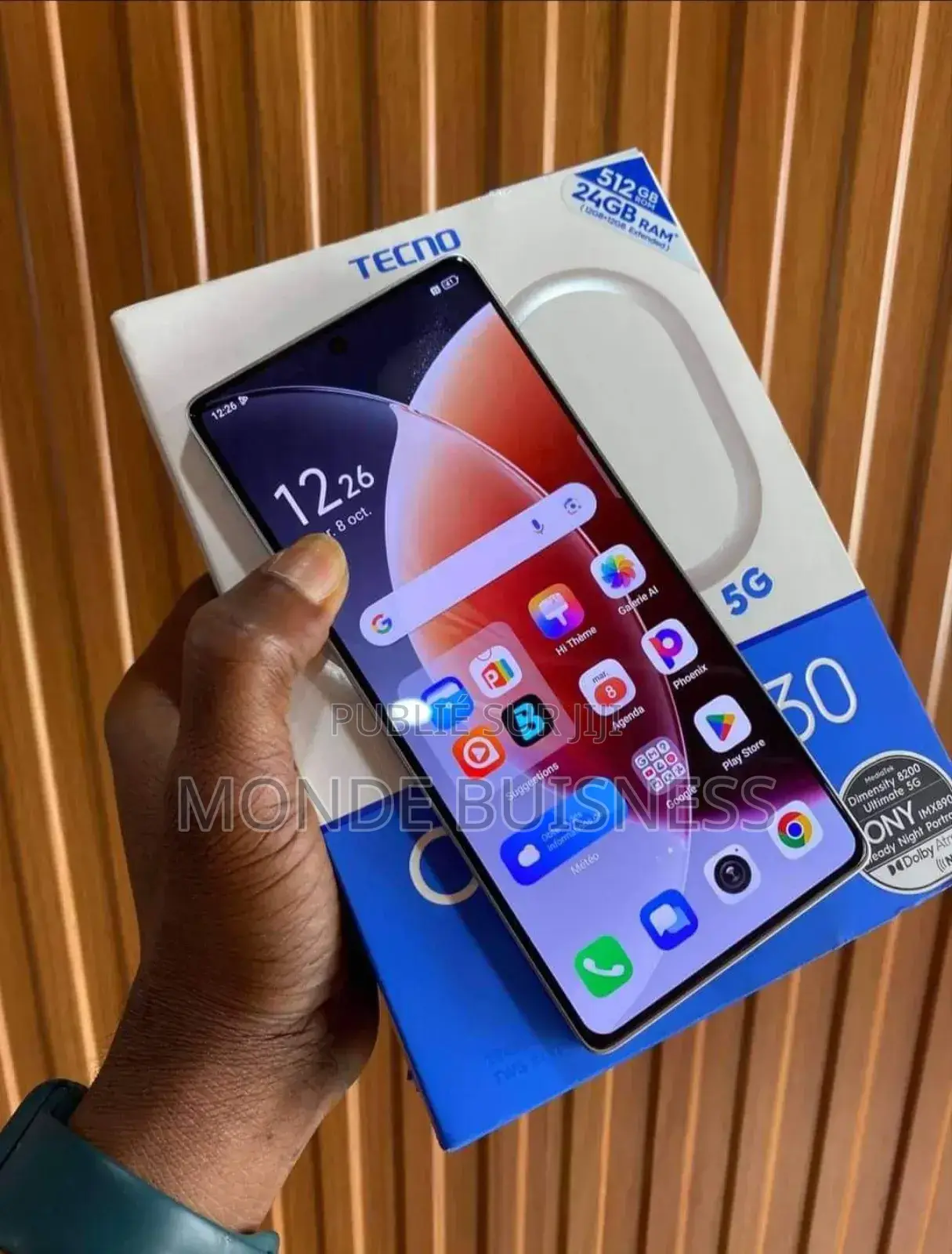 New Tecno Camon 30 Premier 512 GB Gris