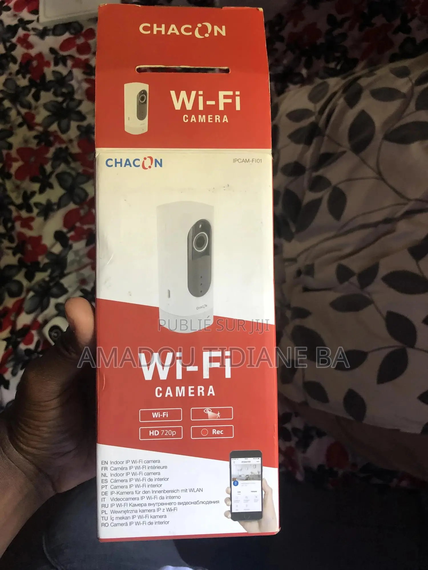 Caméra De Surveillance Intérieure Wifi Avec Micro ( Chacon )