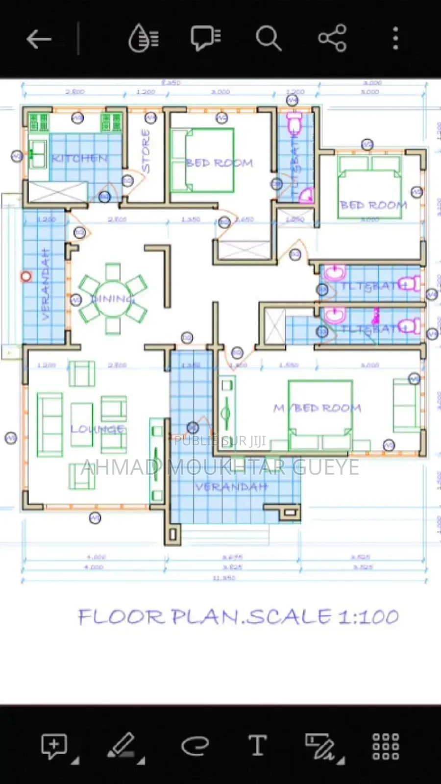 Dessin Plan Archi Et Exécution Béton Armé