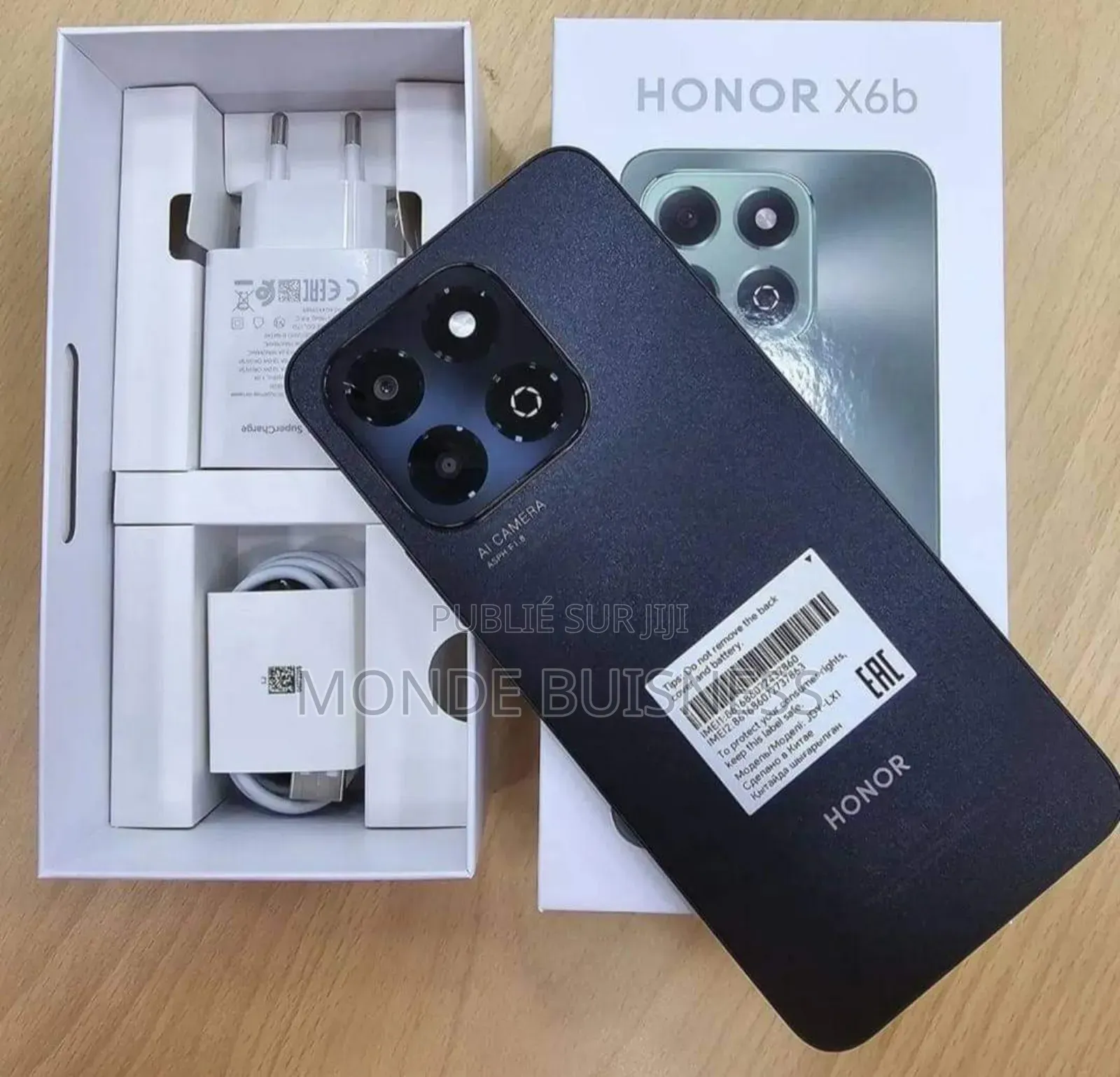New Honor X6b 128 GB Noir