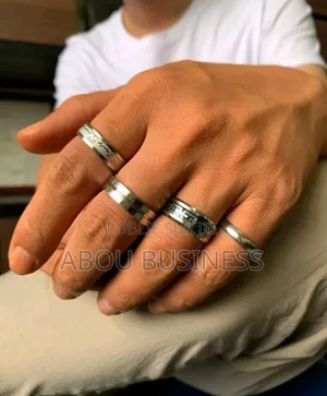 Bague Pour Homme en Acier Inoxydable