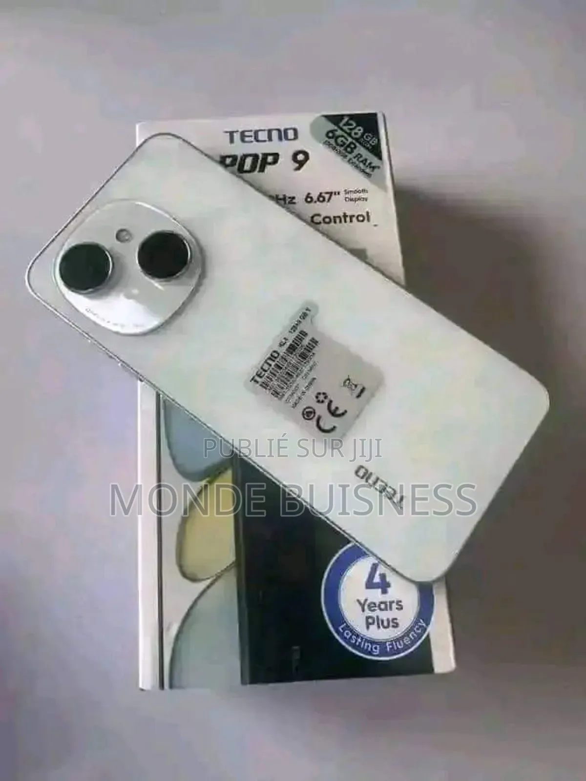 New Tecno Pop 9 128 GB Or rose