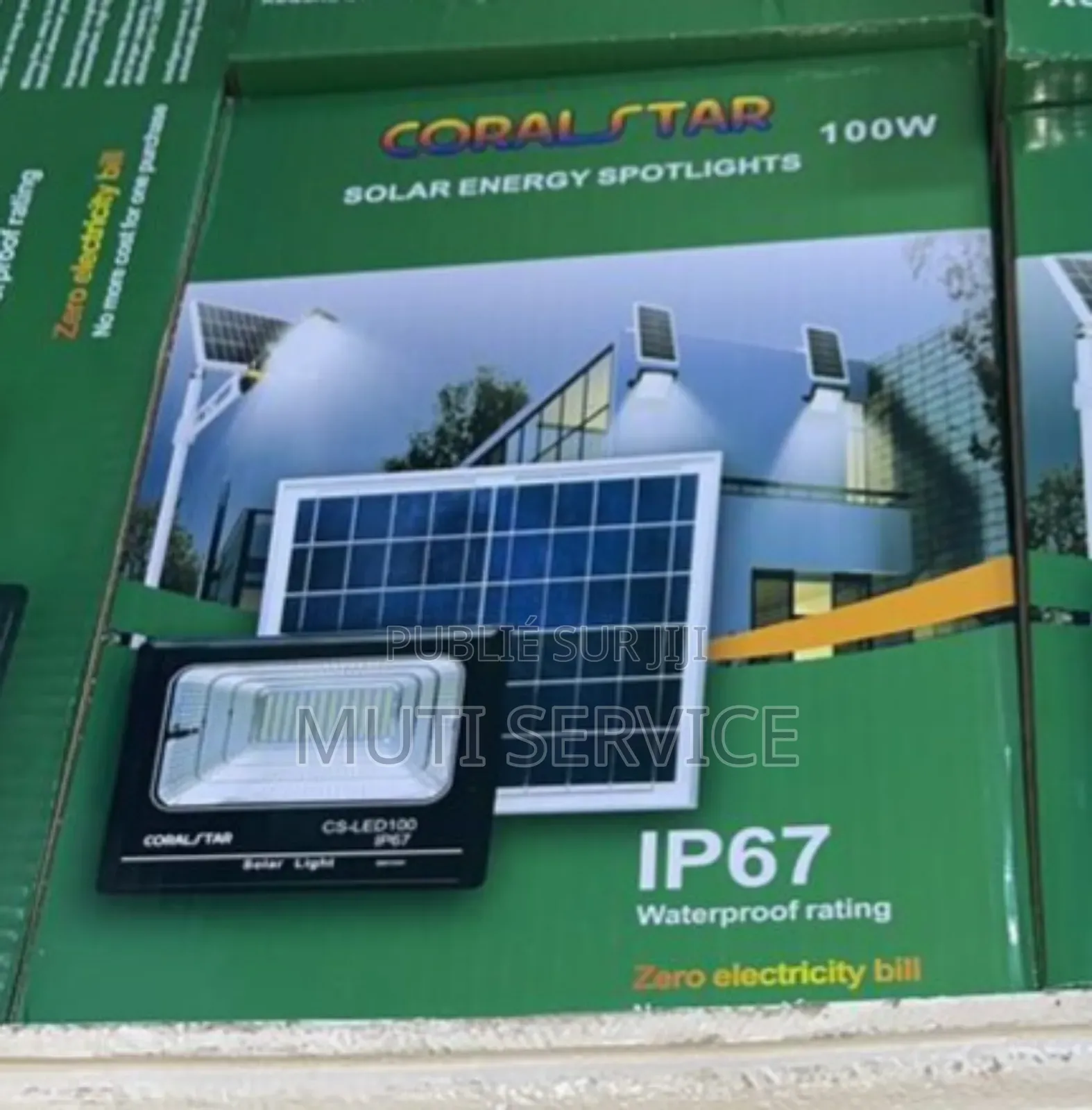 Projecteur Solaire Coralstar 100w 200w Et 300w