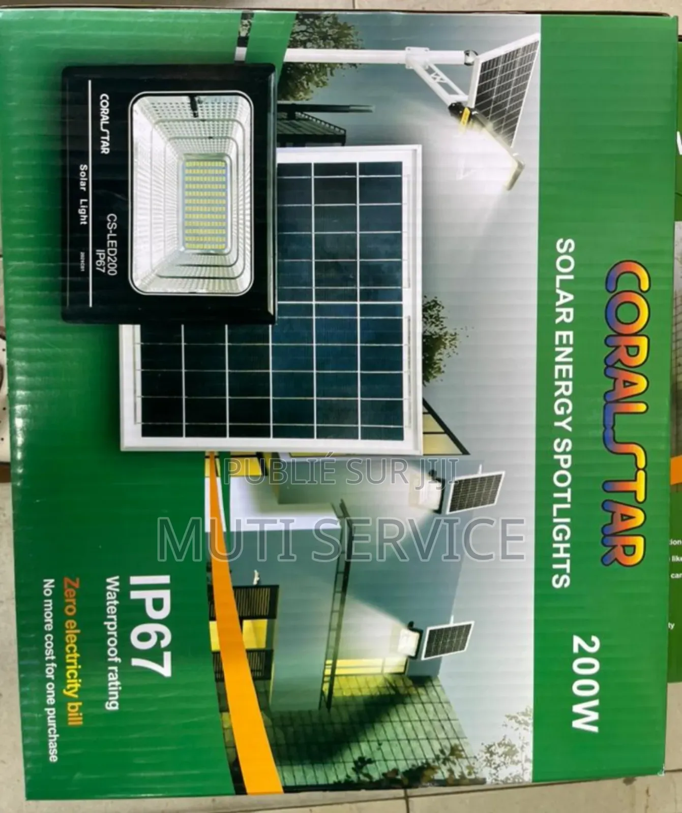 Projecteur Solaire Coralstar 100w 200w Et 300w