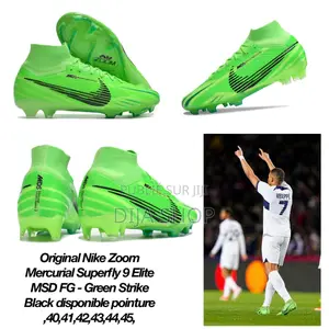 Photo - Original Nike Zoom Mercurial Superfly 9 Elite MSD FG - Green