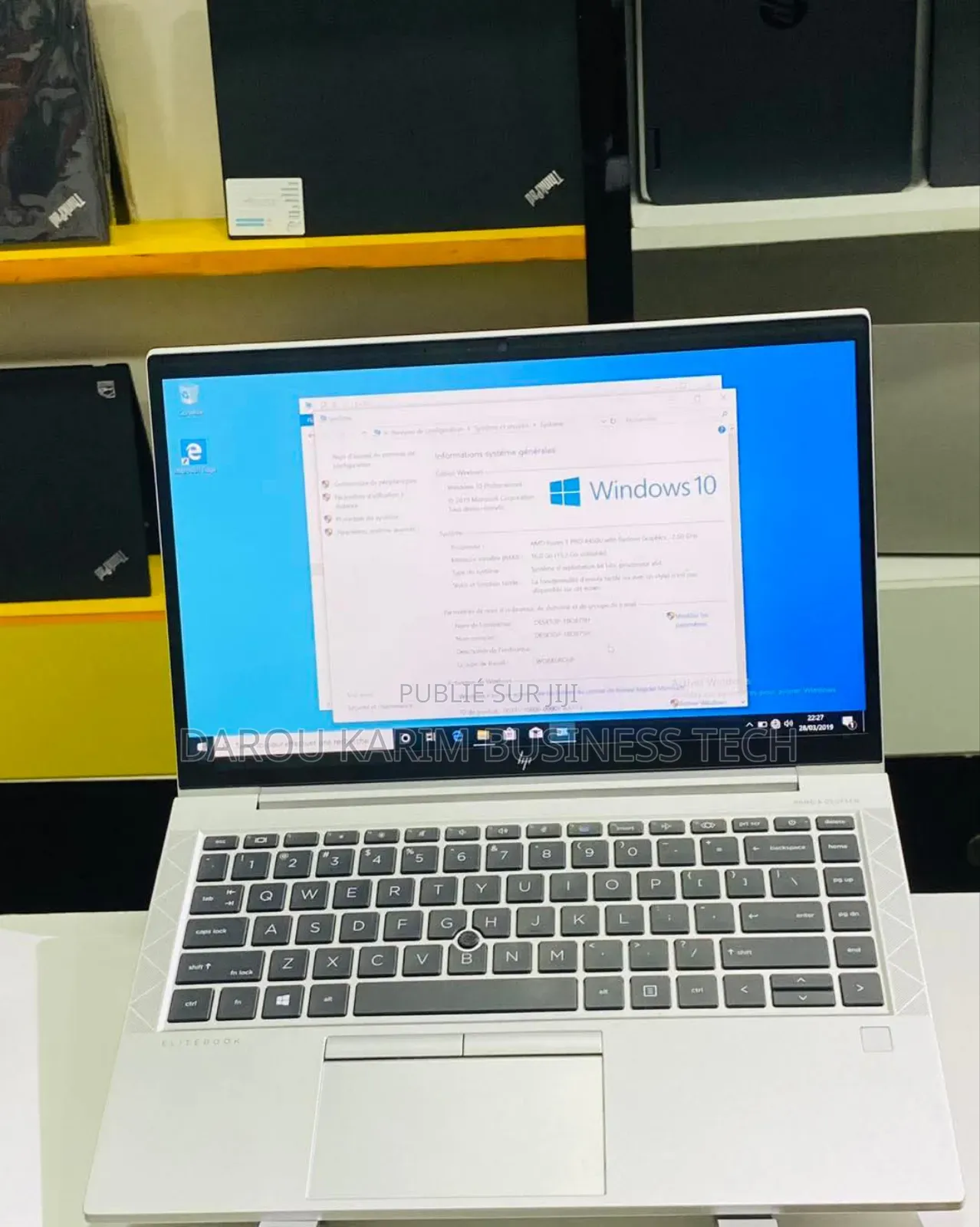 New Ordinateur Portable HP EliteBook MT42 16GB AMD Ryzen 3 SSD 512GB