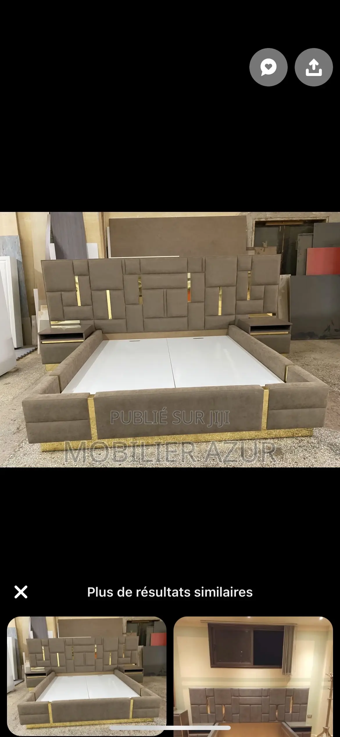 Chambre À Coucher- Lit Double Lit