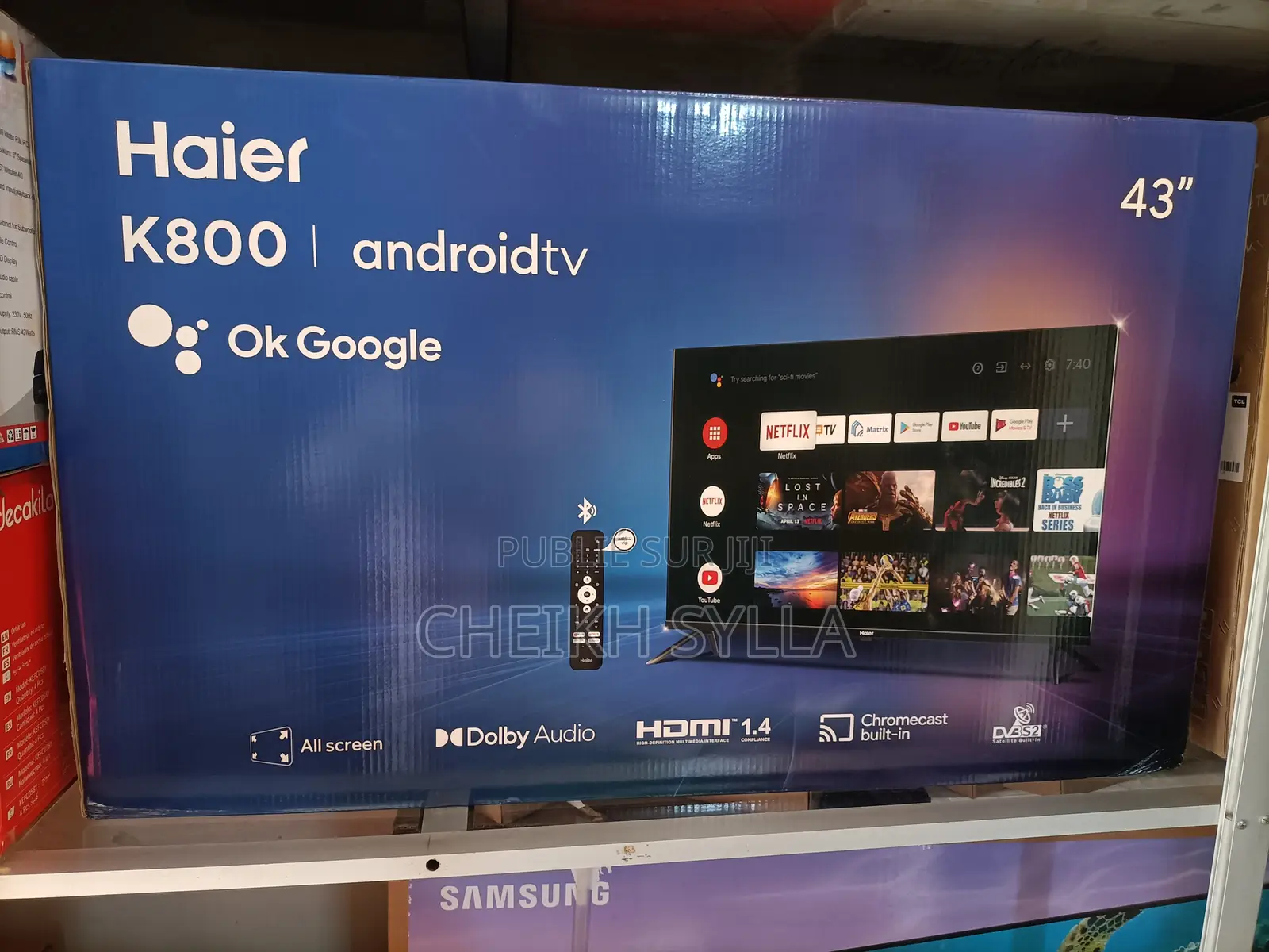 Tv Smart Haier Android 43" Full Options