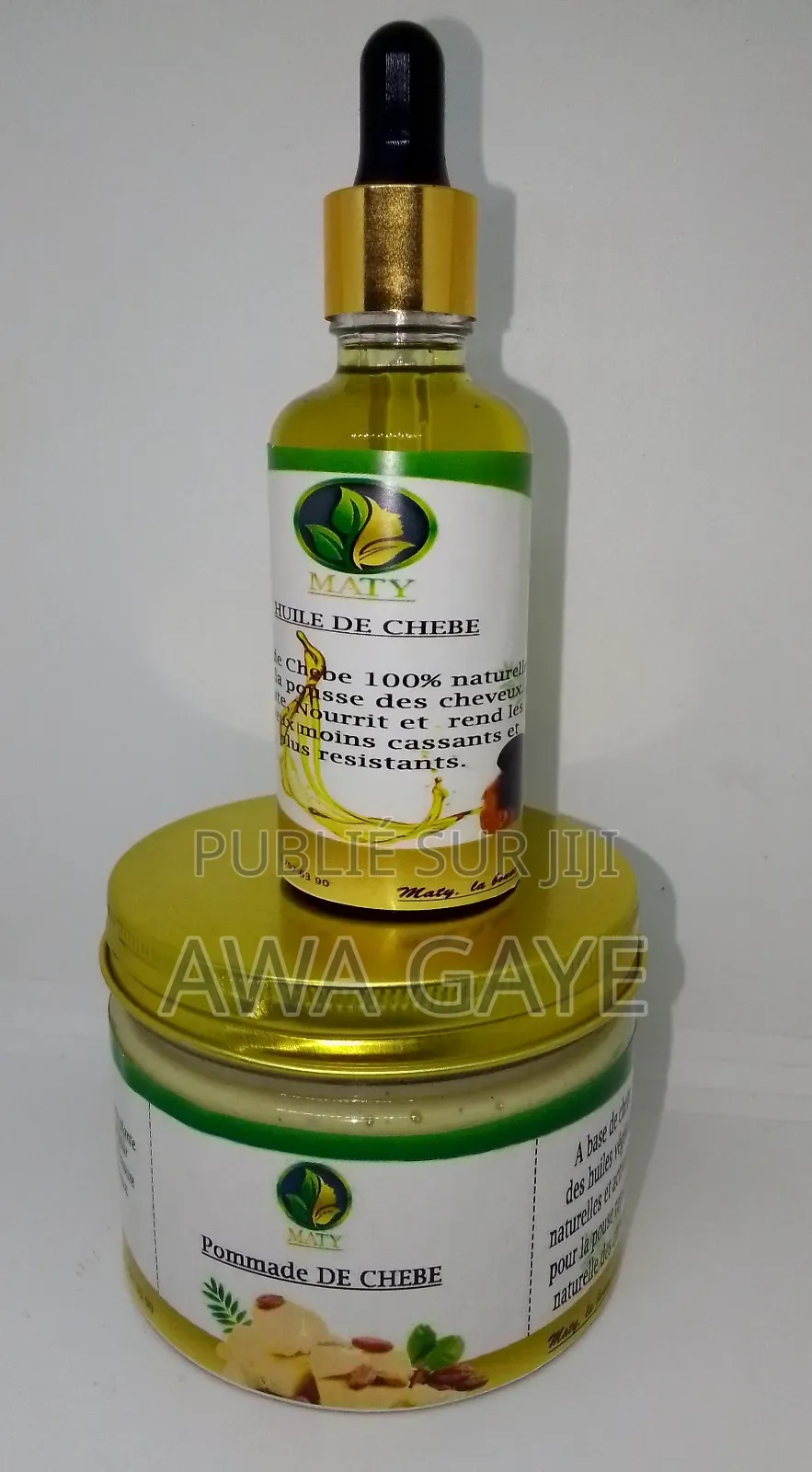 Pommade À Base De Chébé+Huile De Chébé