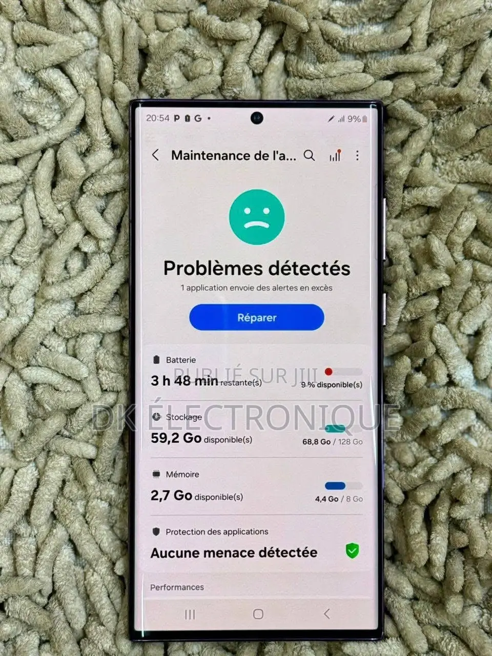 New Samsung Galaxy S22 Ultra 5G 256 GB Noir