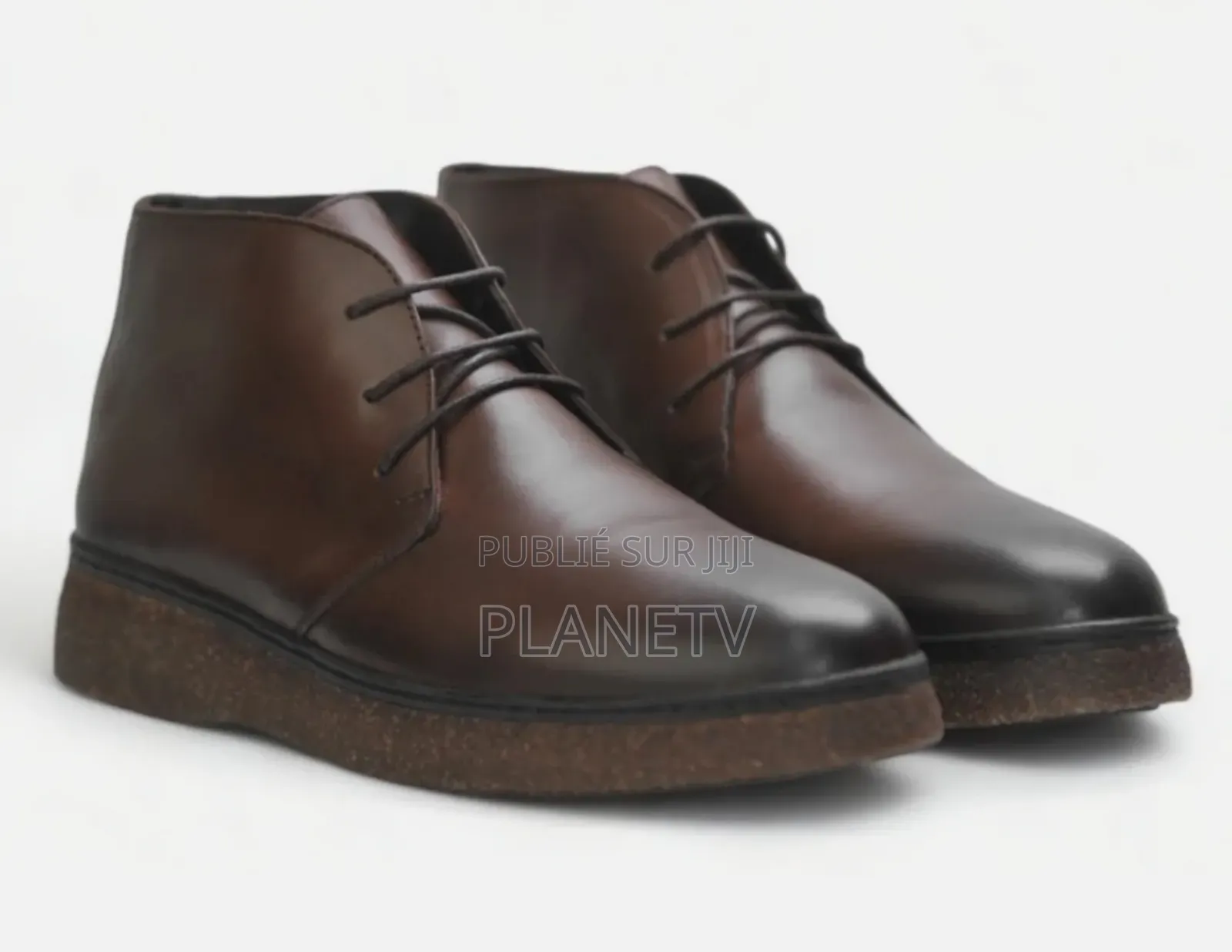 Chaussures Montantes en Cuir Mc