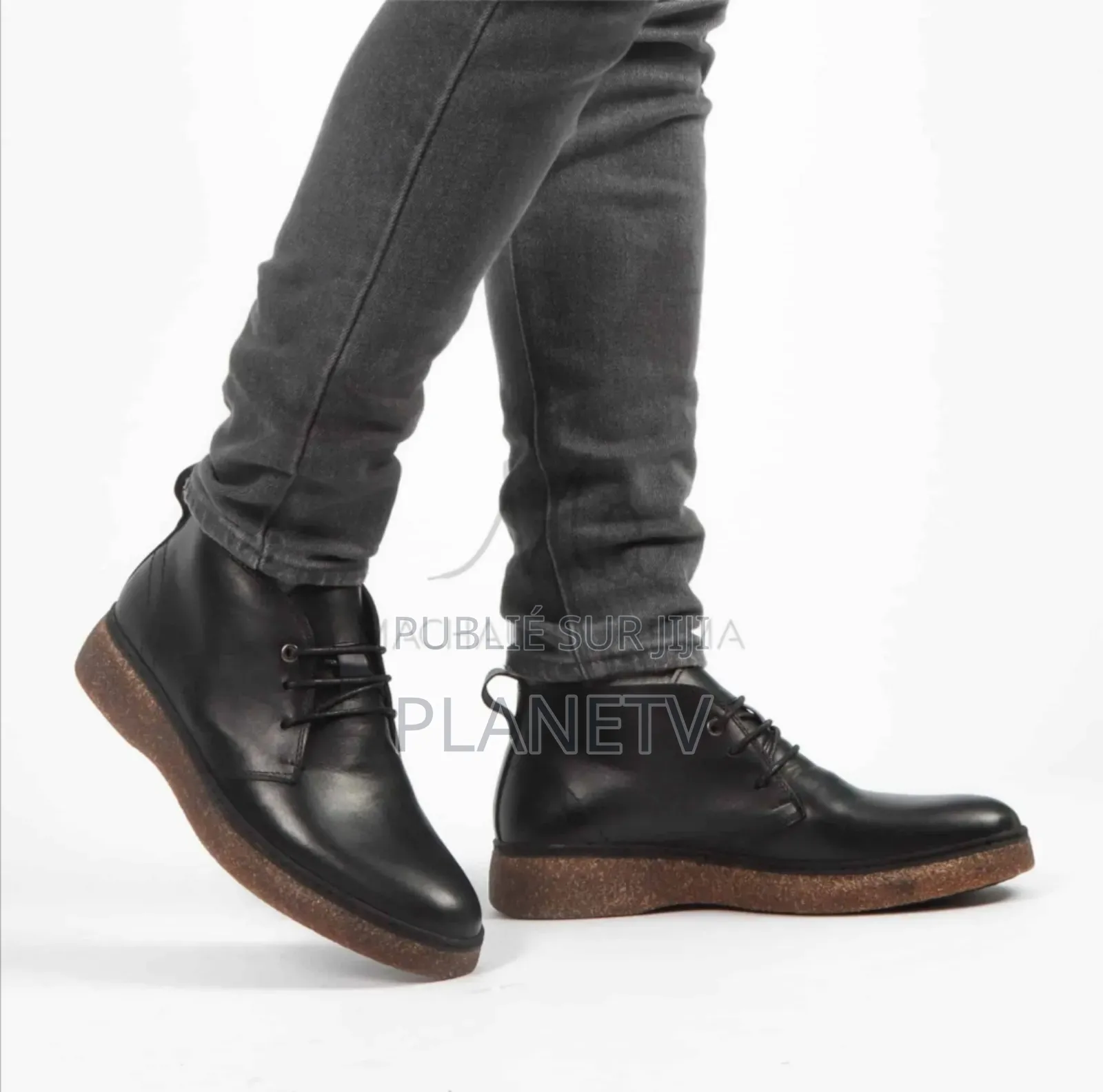 Chaussures Montantes en Cuir Mc