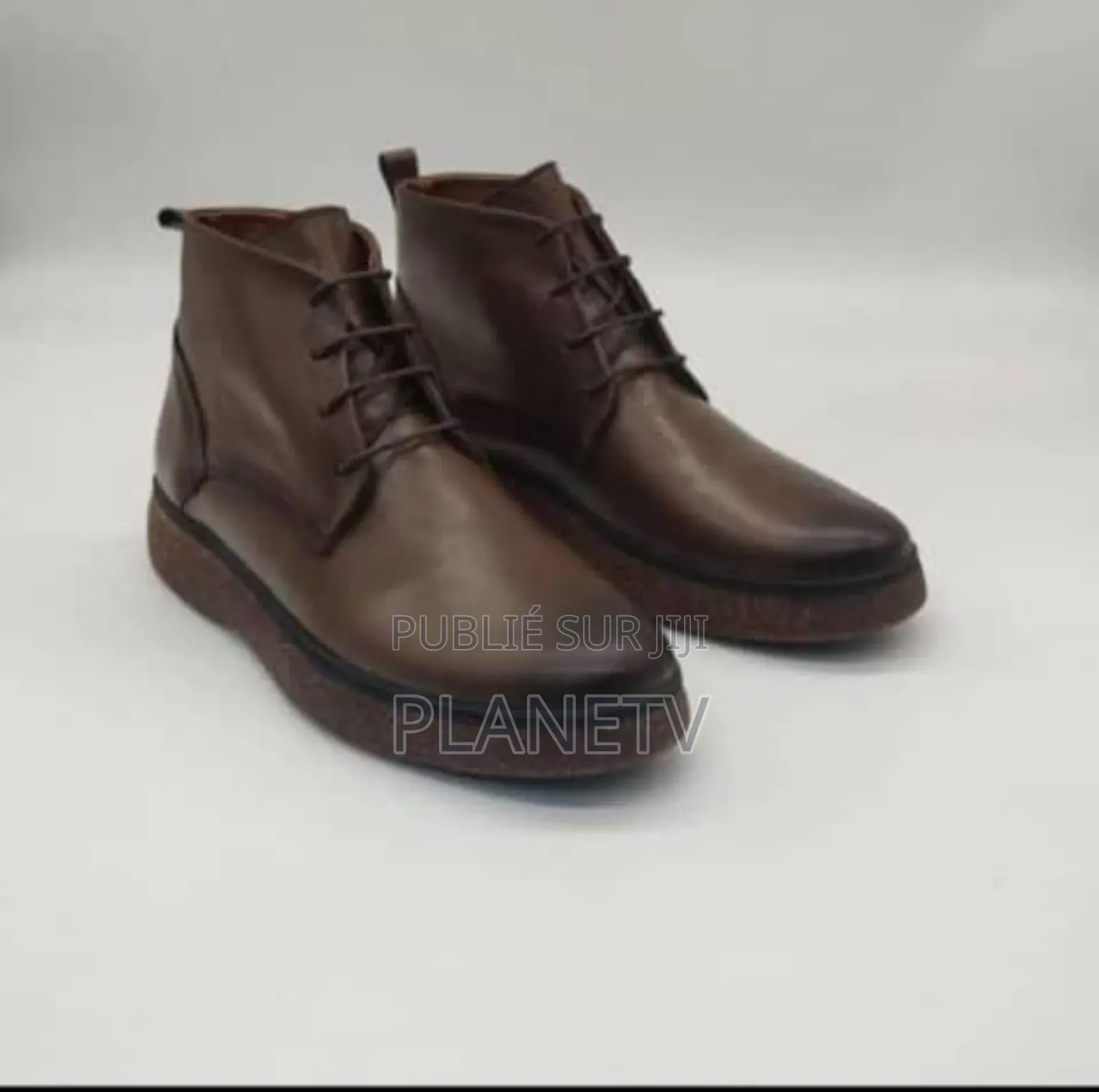 Chaussures Montantes en Cuir Mc